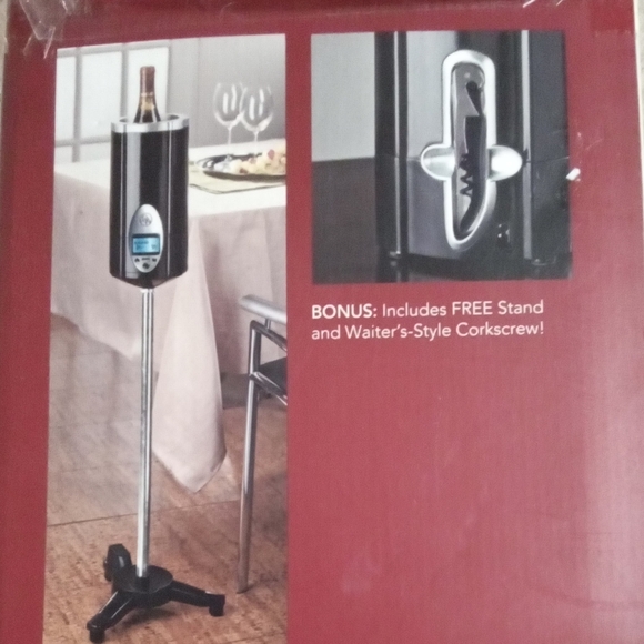 WINE BOTTLE CHILLER WITH STAND - Picture 2 of 3